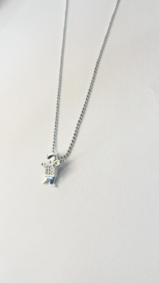 Colar de Menino de Prata Leve