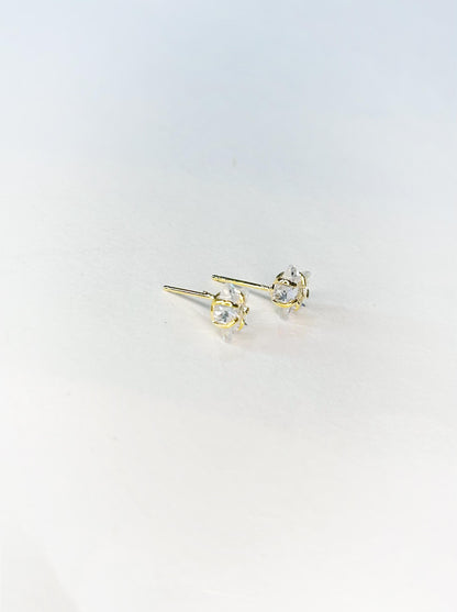 Brinco Mini Ponto de Luz com Banho de Ouro 18k – Delicado e Elegante