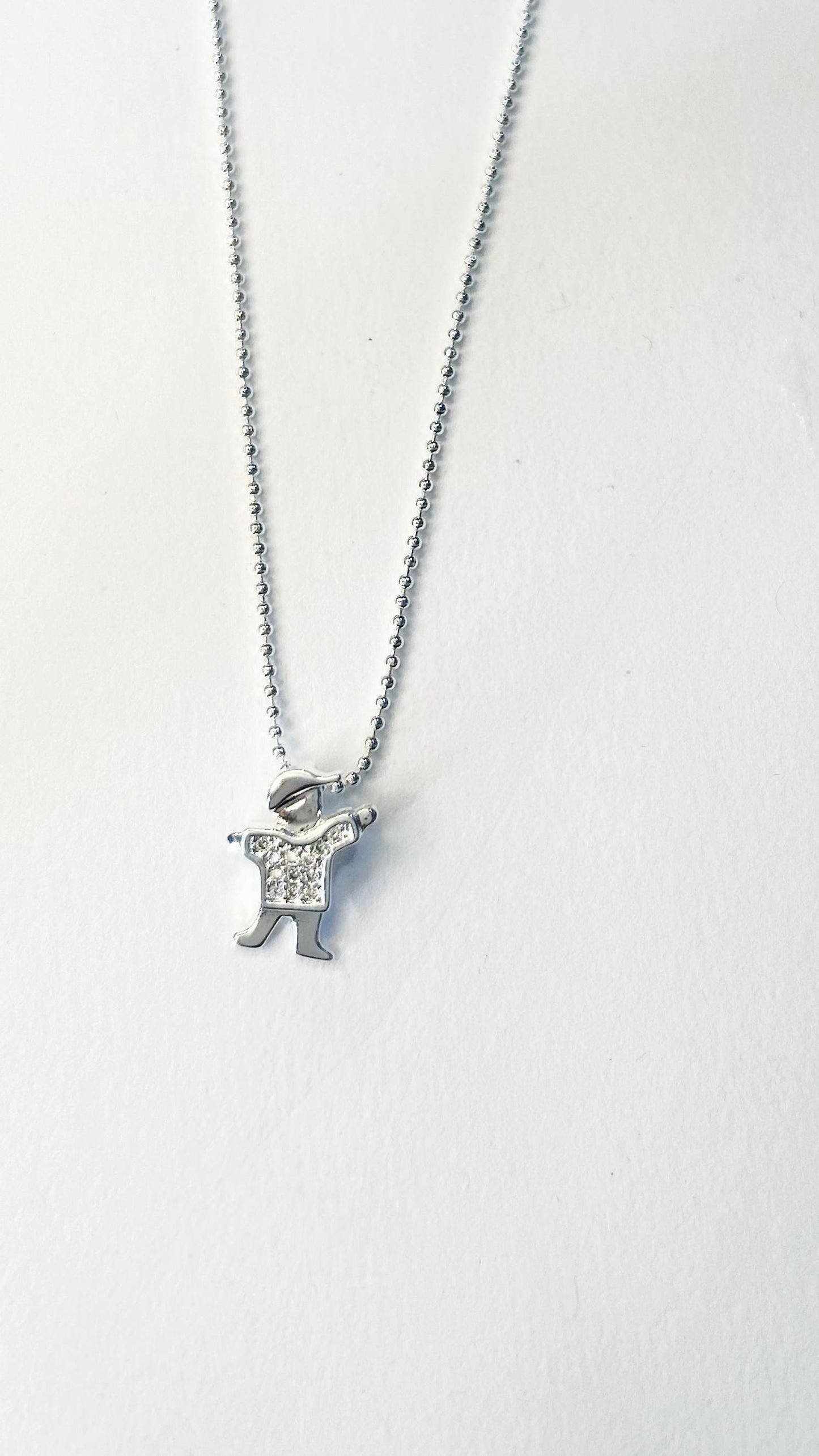 Colar de Menino de Prata Leve