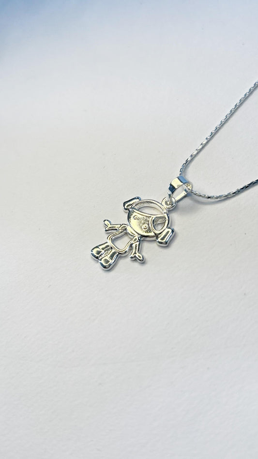 Colar Menininha de Prata