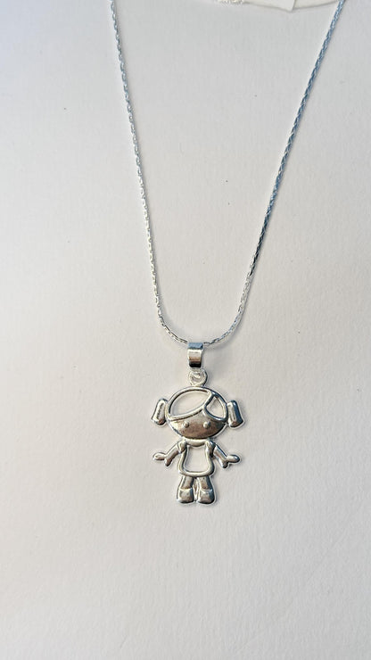 Colar Menininha de Prata